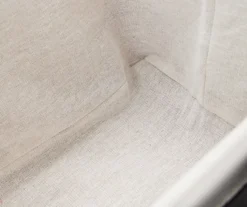 Euphoric Expression Black & White Checkerboard Canvas Storage Tote -Real Living 810607907 A8 2