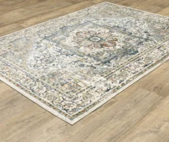 Gray & Blue Medallion Area Rug & Runner Set -Real Living 810609160 B0 5