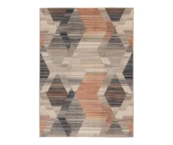 Jolene Brown & Gray Geometric Area Rug & Runner Set