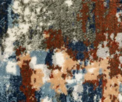 Blue & Brown Abstract Area Rug & Runner Set 14 Blue & Brown Abstract Area Rug & Runner Set -Real Living 810609251 A0 3