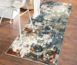 Blue & Brown Abstract Area Rug & Runner Set 21 Blue & Brown Abstract Area Rug & Runner Set -Real Living 810609251 B0 10