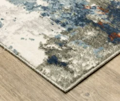 Blue & Brown Abstract Area Rug & Runner Set 16 Blue & Brown Abstract Area Rug & Runner Set -Real Living 810609251 B0 5