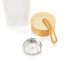 Frosted Glass Water Bottle, 33 Oz. 7 Frosted Glass Water Bottle, 33 Oz. -Real Living 810610537 A8 2