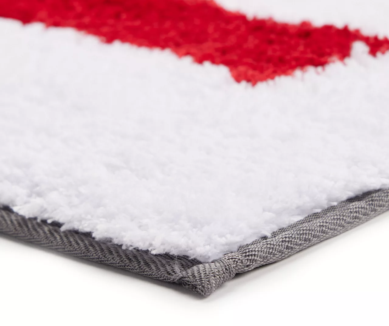 Red & Gray Snowman Toilet Topper & Contour Rug Set 2 Red & Gray Snowman Toilet Topper & Contour Rug Set - Image 2