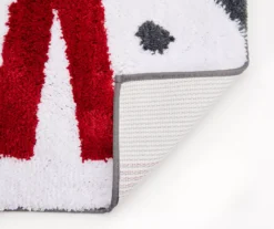 Red & Gray Snowman Toilet Topper & Contour Rug Set 5 Red & Gray Snowman Toilet Topper & Contour Rug Set -Real Living 810619329 A8 2