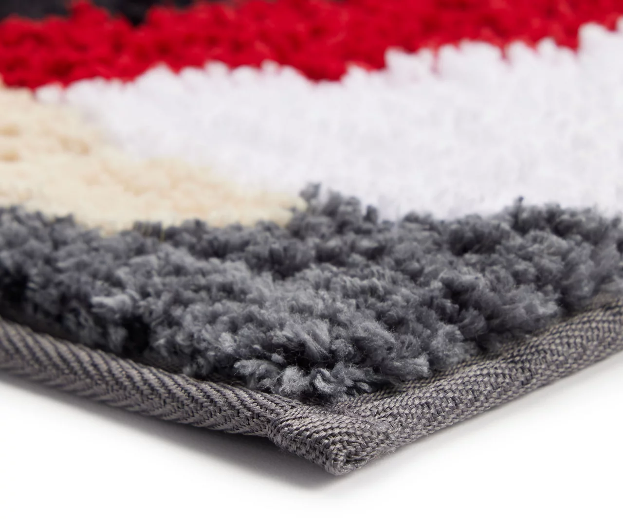 Red & Gray Santa Toilet Topper & Contour Rug Set 2 Red & Gray Santa Toilet Topper & Contour Rug Set - Image 2