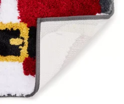 Red & Gray Santa Toilet Topper & Contour Rug Set 5 Red & Gray Santa Toilet Topper & Contour Rug Set -Real Living 810619330 A8 2