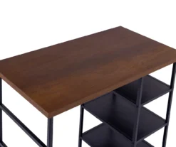 Walnut 3-Piece Pub Dining Set 13 Walnut 3-Piece Pub Dining Set -Real Living 810641657 A8 4